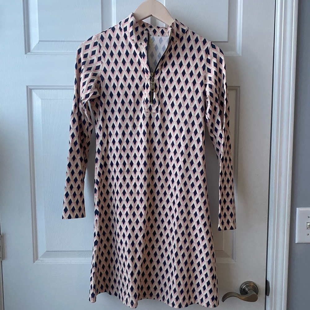 Spartina 449 Barbie half zip Nora dress